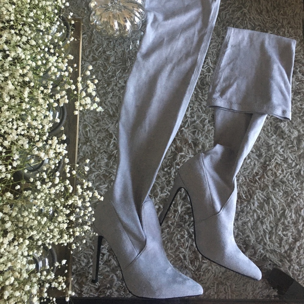 Thigh-high boots